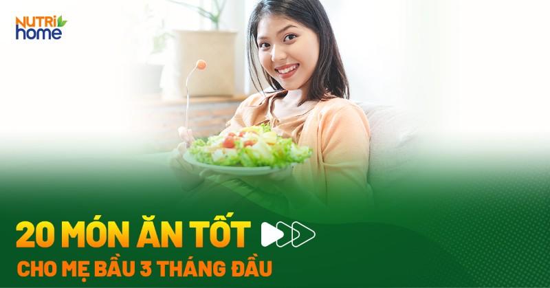 Món ăn dễ tiêu cho mẹ bầu 3 tháng đầu