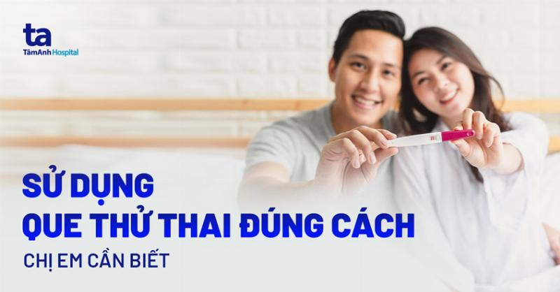 Que thử thai hiển thị kết quả dương tính