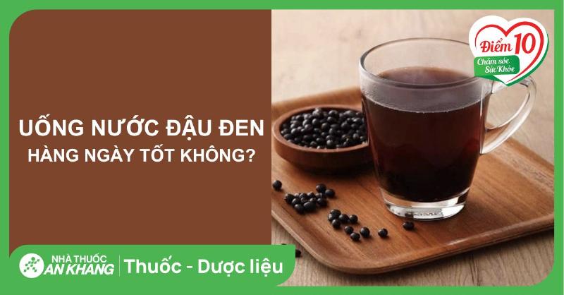 Uống nước đậu đen rang có tác dụng phụ không