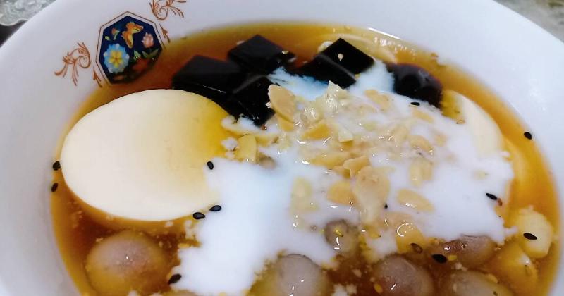Chè đậu hũ non dừa nhỏ