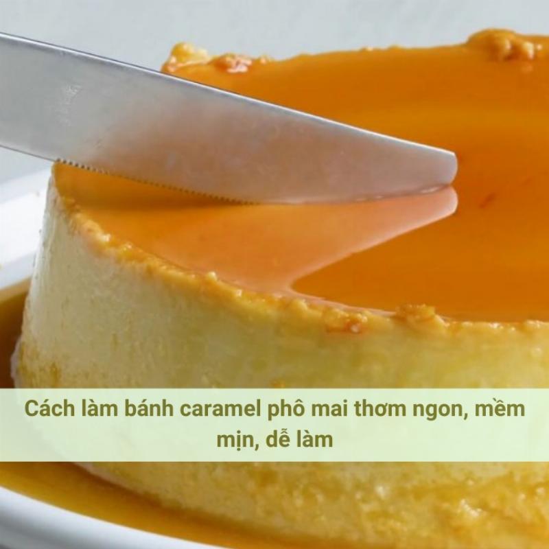 Hình ảnh bánh flan caramel thơm ngon hấp dẫn