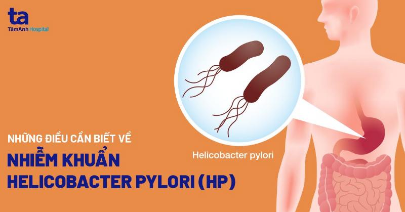 Hình ảnh minh họa lây nhiễm H. pylori