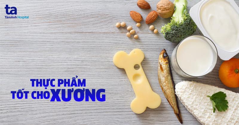 Thực phẩm giàu canxi tốt cho xương khớp