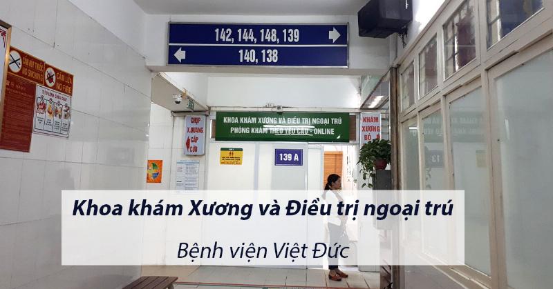 Chi phí khám bác sĩ chuyên khoa xương khớp bệnh viện Việt Đức