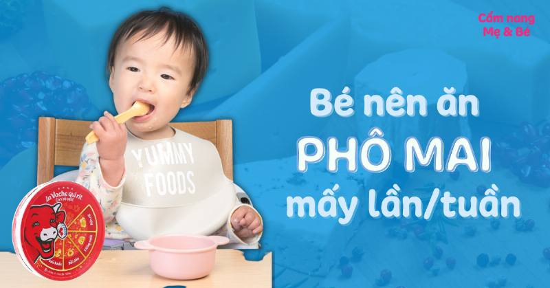 1 Tuần Cho Bé Ăn Phô Mai Mấy Lần, Lợi Ích, Lưu Ý Và Cách Chế Biến