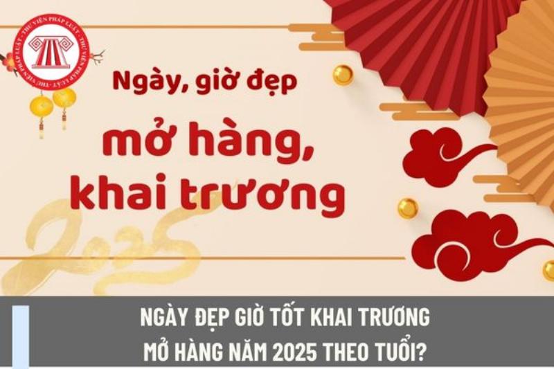 Chọn Ngày Đẹp Mở Hàng Theo Tuổi