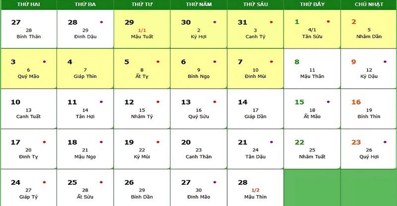 Ngày Làm Tóc Đẹp Tháng 1 Năm 2025