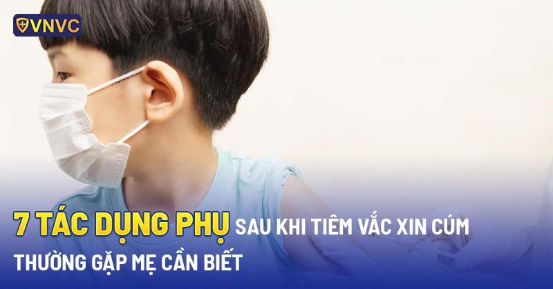 Phản ứng phụ tiêm ngừa cúm trẻ em