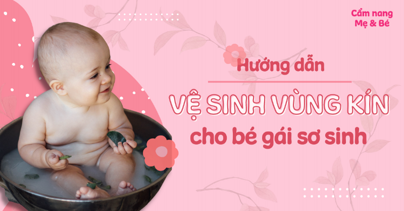 Rửa Vùng Kín Cho Bé Gái Bằng Nước Muối Sinh Lý