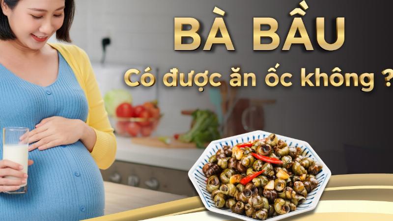 Tác hại ăn ốc không đúng cách khi mang thai