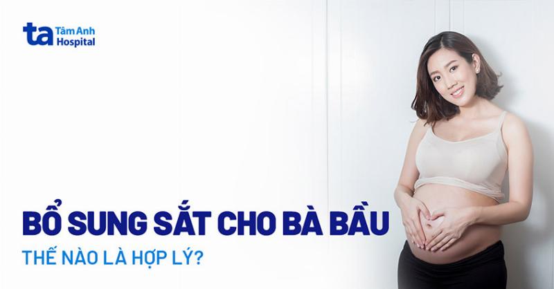 Bà bầu uống viên sắt