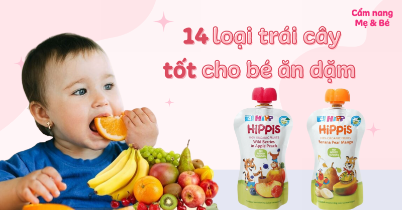 Cách hấp trái cây đúng cách cho bé ăn dặm