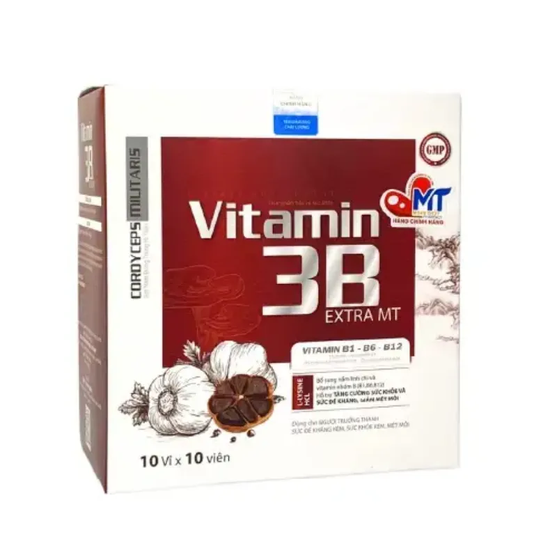 Vitamin 3B Extra Có Tác Dụng Gì? Tăng Cường Sức Khỏe, Giảm Mệt Mỏi, Cải Thiện Chức Năng Thần Kinh