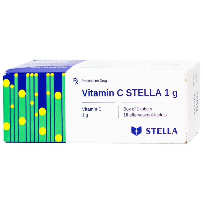 Vitamin C Stella 1g Là Thuốc Gì, Công Dụng, Liều Dùng, Tác Dụng Phụ
